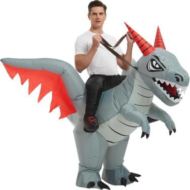 Imagem de Fantasia de dinossauro tasanor inflável de dragão de Halloween para ad