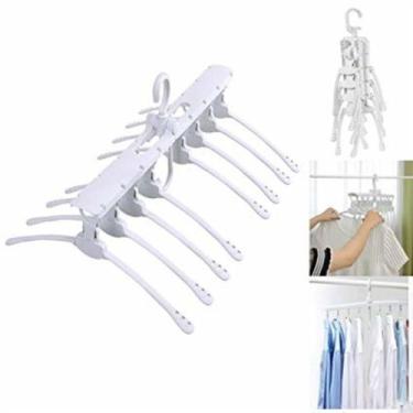 Imagem de Cabide Mágico Giratório 8 Em 1 Triplica Espaço Armário - Yeet