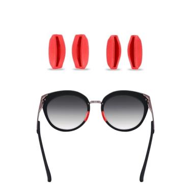 Imagem de ToughAsNails Almofadas de nariz de substituição vermelhas para óculos de sol Oakley HSTN OO9242/HSTN Low Bridge Fit OO9242A/Frogskins Range OO9284/Top Knot OO9434