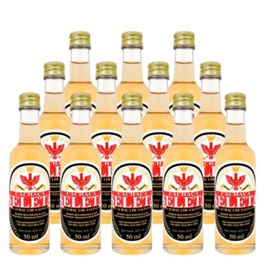 Imagem de Genérico, Miniatura Cachaça Seleta Tradicional 50ml 12 Unidades