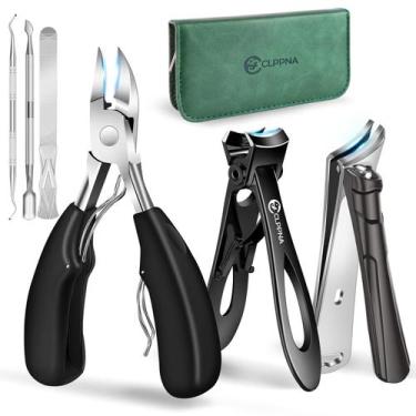 Imagem de Cortador de unhas CLPPNA para idosos, unhas grossas com bolsa