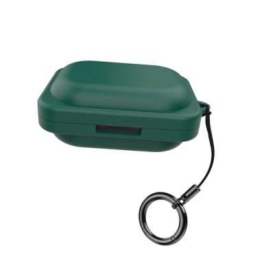 Imagem de Keminsung Capa compatível com Nothing Ear a Cover Fones de ouvido sem fio, material de silicone, à prova de choque, capa protetora portátil exclusiva com mosquetão (verde)