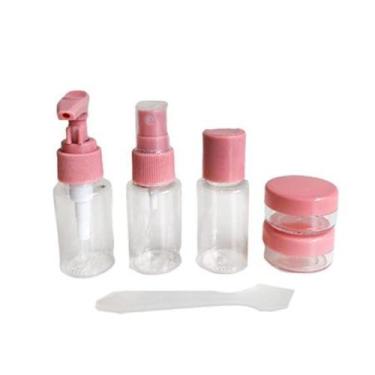 Imagem de Kit De Frascos 7 Peças Para Viagem Porta Cosméticos - Simone 