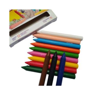 Imagem de Caixinha de Giz de Cera Koala 12 cores sortidas