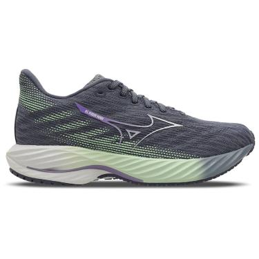 Imagem de Tênis Mizuno Wave Rider 28 - Feminino - 35 - Cinza-Verde