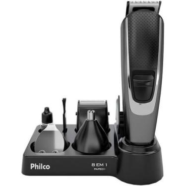 Imagem de Aparador de Pelos Philco 8 Acessórios PAPE01 Bivolt Bivolt - Britânia,