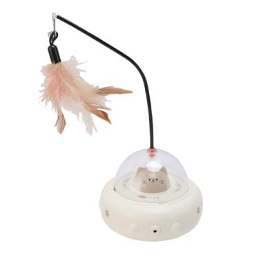 Imagem de GLOGLOW Brinquedo de Gato de Wand Teaser Elétrico, Teaser Automático de Penas Interativas Com Sensor Inteligente para Gatinhos e Gatos Internos