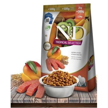 Imagem de Ração Seca N&D Tropical Selection Salmão, Cereais E Frutas - Farmina