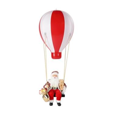 Imagem de Enfeite Balão c/Papai Noel Musical c/Led