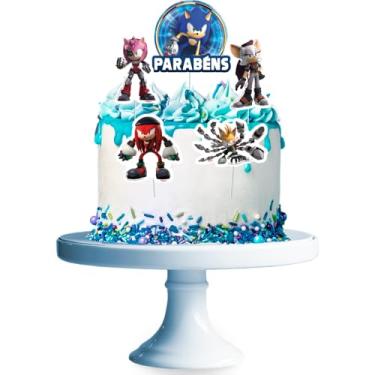 Imagem de DECORACAO DE BOLO CENARIO SONIC PRIME 05 un.