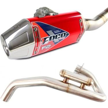 Imagem de Escapamento Curva + Ponteira Foco Racing F2 CRF 300F