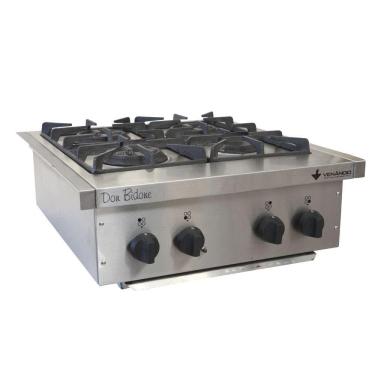 Imagem de Fogão Industrial de Mesa Venâncio 4 Bocas Don Bidone Baixa Pressão Fdb4m