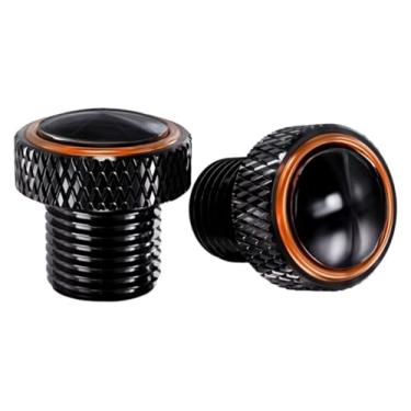 Imagem de Acessórios de motocicleta M10*1,25 Alumínio Espelho Orifício Plugues Parafusos Parafusos Tampas Compatíveis com Y&AMAHA MT 07 09 10 MT07 MT09 MT10SP FZ09 FZ07 (Laranja)