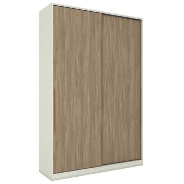 Imagem de Guarda Roupa Modulado 2 Portas 241x159 cm Seletto Areia Jequitiba Henn