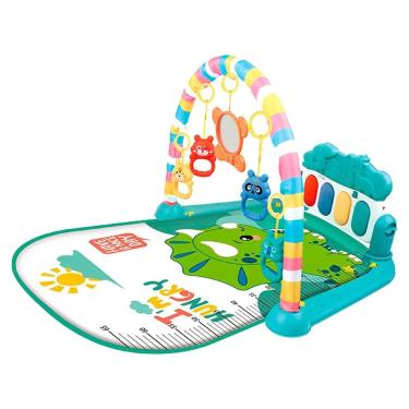 Imagem de Tapete Musical Infantil Criança Bebe Piano Musica Interativo Acolchoado Confortavel Dobravel Portatil