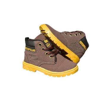 Imagem de Bota Infantil Menina Menino Carterpillar Coturno Botinha Country Bebe 