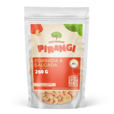 Imagem de Castanhas Pirangi Torrada e Salgada 250g - Tipo W1 Premium