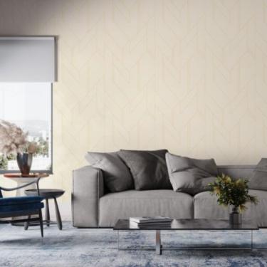 Imagem de Papel de Parede Bobinex Essencial Geométrico Bege 4302