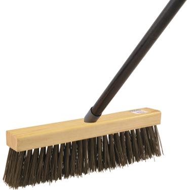 Imagem de Vassoura Gari 37,5cm 4 Fileira Cepa Madeira Cabo Madeira Pla