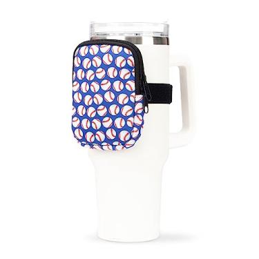 Imagem de Acessório de bolsa de garrafa de água | Compatível com Stanley Tumbler | Ótimo para exercícios, academia, corrida, caminhada, esportes | Mantém cartões, chaves e fones de ouvido seguros | Designs