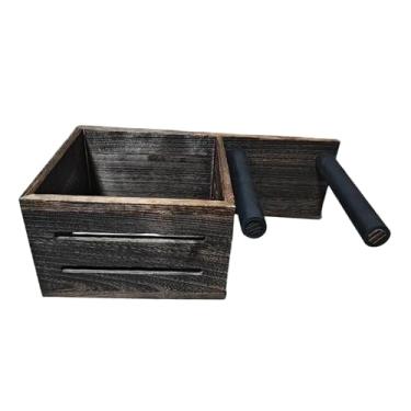 Imagem de Generic Suporte para raquete e bola de tênis, organizador de equipamentos de tênis, suporte rústico, economizador de espaço, fácil de instalar, de parede para