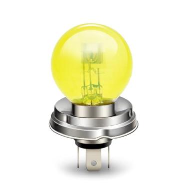 Imagem de SOFOC -P45T Farol de halogênio para motocicleta/carro G40 lâmpada 12V 45/40W amarelo feixe alto/baixo design Plug & Play 1 peça
