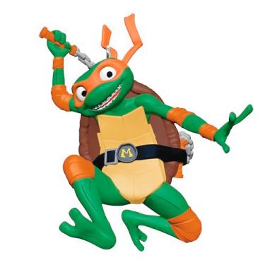 Imagem de Hallmark Keepsake Enfeite de Natal 2025, Tartarugas Ninja Teenage Mutant: Mutant Mayhem Michelangelo, presentes para fãs do TMNT