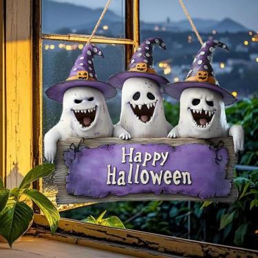 Imagem de 1 apanhador de sol de acrílico colorido – Enfeite de Halloween de 18 cm, projetado para decoração de varanda e escritório, é o presente perfeito para decoração de janela de amigos