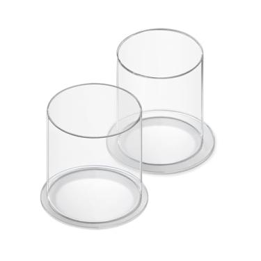 Imagem de SINNNBLE Organizador de faixa de cabelo infantil de acrílico para armazenamento de tiaras, laços de cabelo, rabo de cavalo, elásticos, pentes, clipes, pincéis de maquiagem para meninas (pequeno)