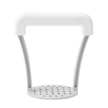 Imagem de Espremedor de batatas, triturador de alimentos versátil para vegetais, profissional integrado, ferramenta de cozinha, esmagador de batata com alça para feijão, vegetais, frutas