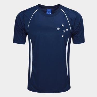 Imagem de Camiseta Cruzeiro Dry Masculina - Oldoni Sports, Marinho, GG