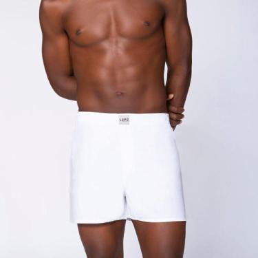 Imagem de Cueca Lupo Samba Canção Tecido Plano 18612-001, Branco, G