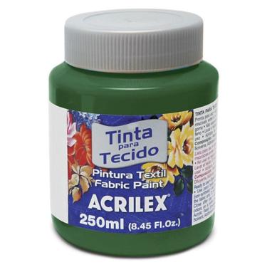 Imagem de Tinta Para Tecido Fosca 250 Ml - Acrilex - Verde Bandeira
