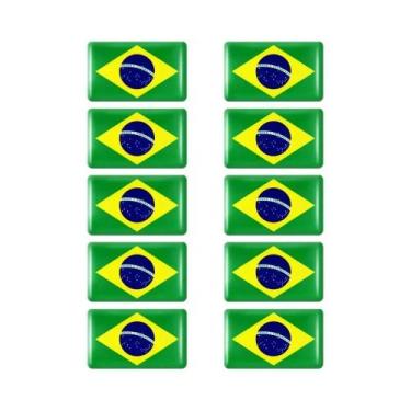 Imagem de Adesivos De Epóxi Com Bandeiras Da Espanha 10pcs Decoração De Interior