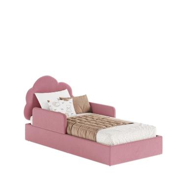 Imagem de Cama Montessoriana Infantil Nuvem S/ Colchão e Apoio Lateral