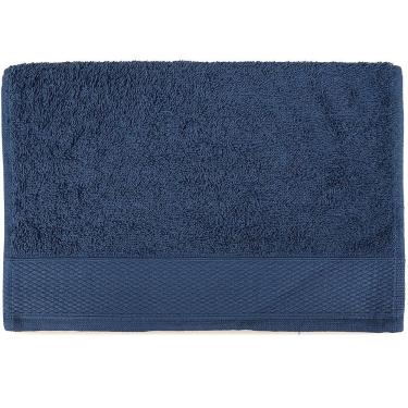 Imagem de Toalha De Academia 100% Algodão 30x80cm 400g-m² Atlântica Azul Marinho