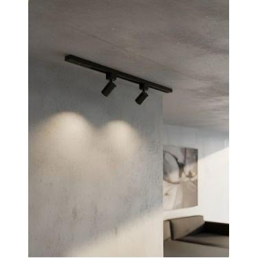 Imagem de Kit Trilho Eletrificado 50cm com 2 Spots 7w Led Minimalista Moderno Bi
