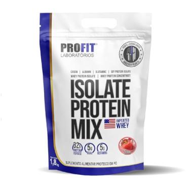 Imagem de Whey Isolate Protein Mix 1.8Kg Profit Laboratórios Sabores:Morango