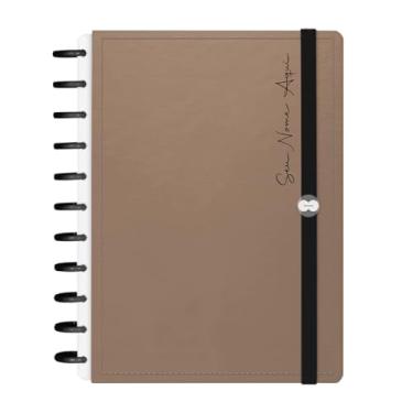 Imagem de Caderno De Disco Iscool Inteligente 140 Folhas Personalizado Solid Metallic Bronze G+