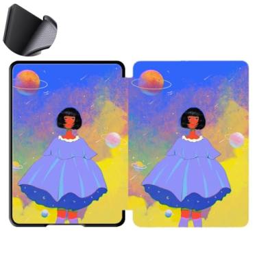 Imagem de Yzlvigrous Capa para Kindle Paperwhite 12th/Coloroft Signature Edition 1ª Geração 2024, Tampa Traseira de TPU Macia de 7 Polegadas com Sono/despertar Automático, Modelo: SA569P/SA59CP/SA568B