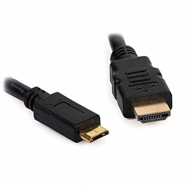 Imagem de Cabo Hdmi X Mini-hdmi 3d 4k Full Hd Ethernet Com Filtro 2 Metros Preto