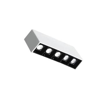 Imagem de Spot Focco Sobrepor 10W Antiofuscante Branco e Preto - Gaya