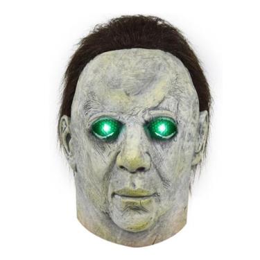 Imagem de Máscara LED Michaels Mayers Moonlight Panic Halloween Cosplay - yiweis