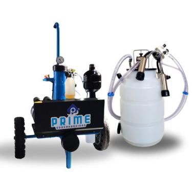 Imagem de Ordenhadeira Móvel 1CV Completa com um Conjunto de ordenha - Prime, 11