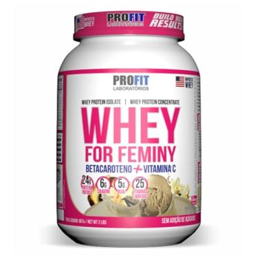 Imagem de Whey For Feminy - 907g Baunilha - Profit Laboratórios