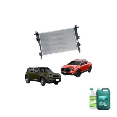 Imagem de Kit Radiador Toro + Jeep Compass + Renegade com Aditivo e Água Desmineralizada