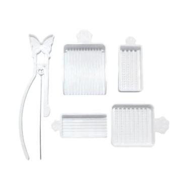 Imagem de FashionCha Kit de Bandeja para Seleção de Miçangas, Leve E com Design Prático, Organizador E Ferramentas de, Branco