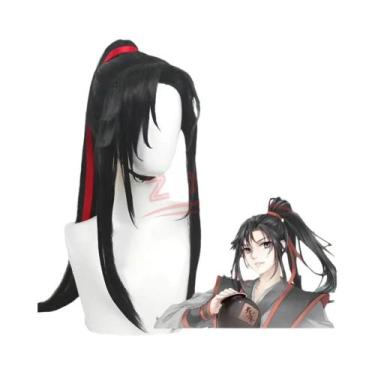 Imagem de Peruca De Cosplay Masculina De Anime Mo Dao Zu Shi Wei Wuxian Lan Wang