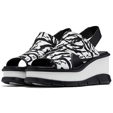 Imagem de SOREL Women's Joanie III Slingback Sandals - Honest Beige, White/Black- Size 6