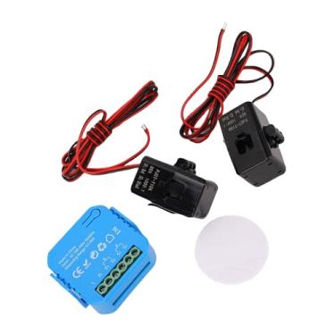 Imagem de Fabater Medidor de Energia Inteligente Wi-fi, Monitoramento Em Tempo Real, Medidor de Uso de Eletricidade de 2 Vias Com Braçadeira 2x80a Ct para Monitoramento de Casa Inteligente